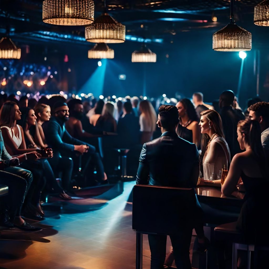 Dance Floor In A Nightclub On A Cruise Ship.